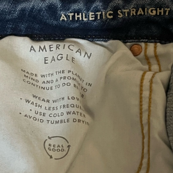 Classic Blue Denim Jeans athletic straight - Picture 6 of 6